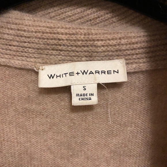 White + warren cashmere cardigan - Picture 2 of 4